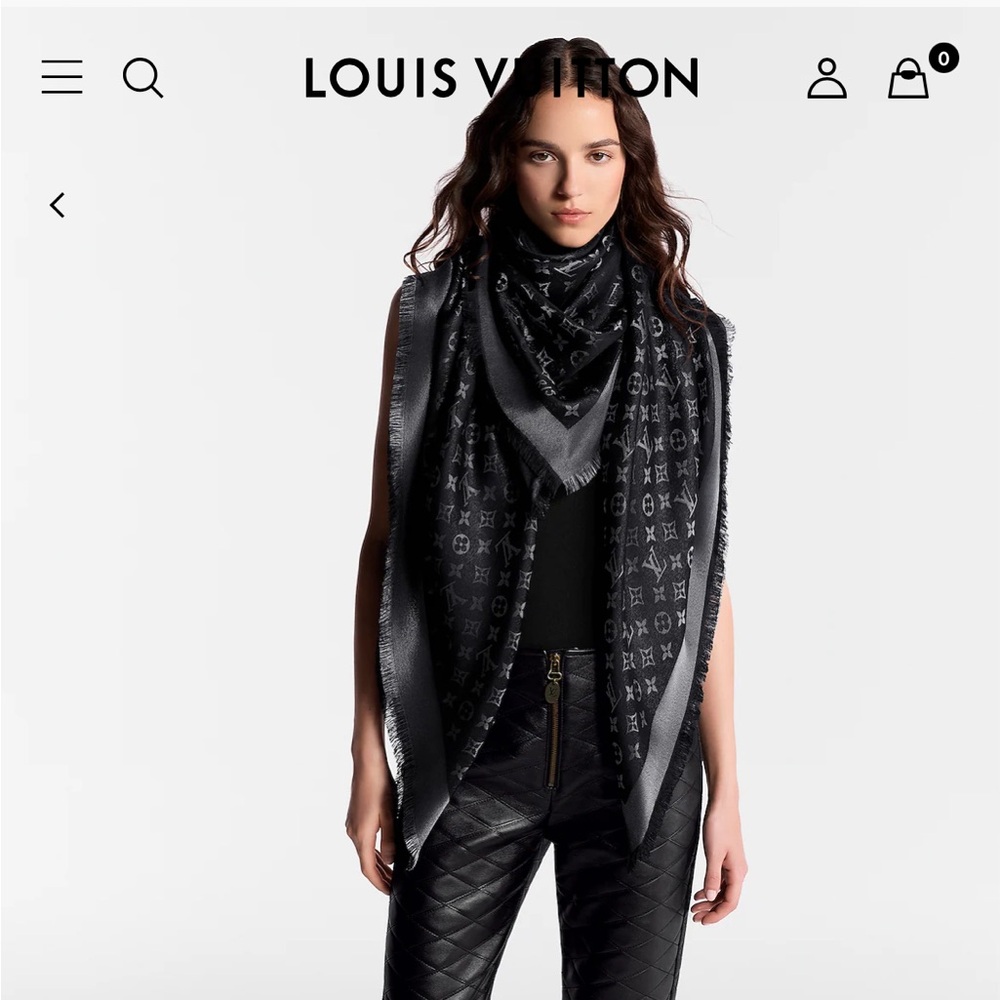 New Louis Vuitton Monogram Shine Shawl